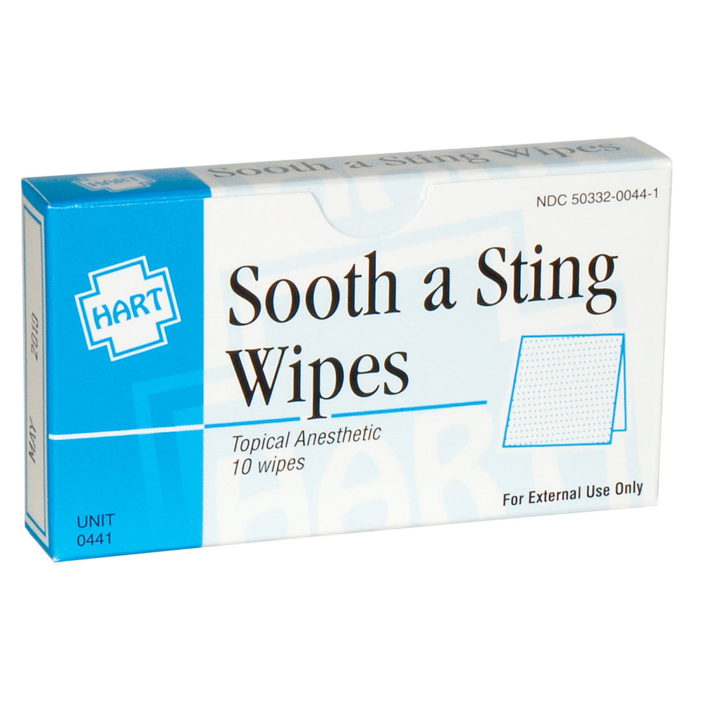 SOOTH A STING WIPES, 10/UNIT