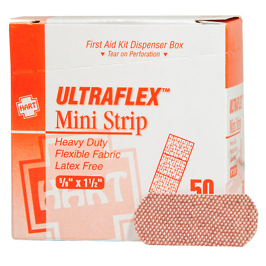 ULTRAFLEX ELASTIC MINI-STRIP BANDAGE 50 CT. BOX
