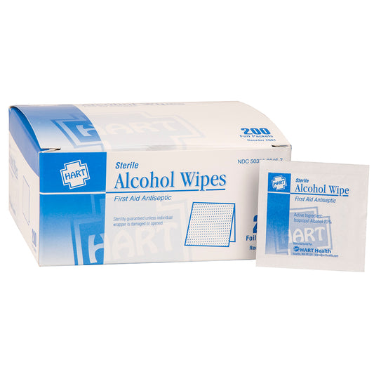 ALCOHOL WIPES / 200 count  HART