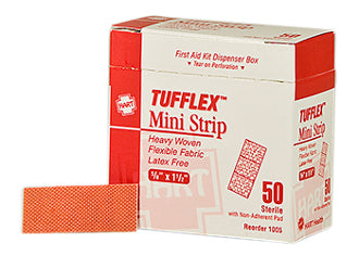 TUFFLEX MINI-STRIP BANDAGES 50 CT.