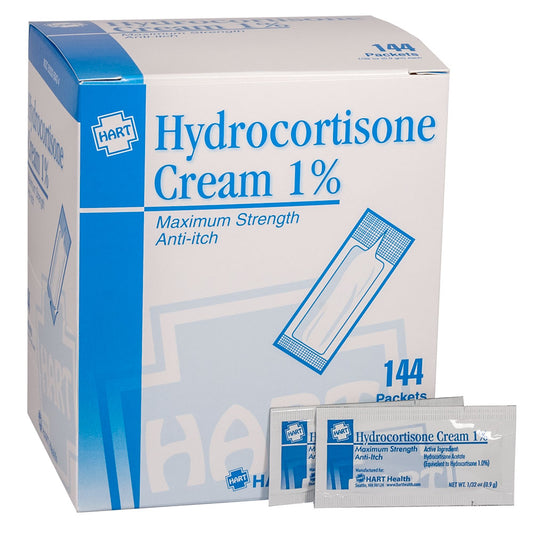 HYDROCORTISONE CREAM, 1.0% 144 CT. BOX
