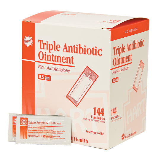 TRIPLE ANTIBIOTIC OINTMENT, 144/PACK