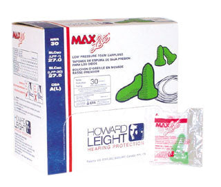 MAX-LITE EAR PLUGS, 200 PAIR/BOX