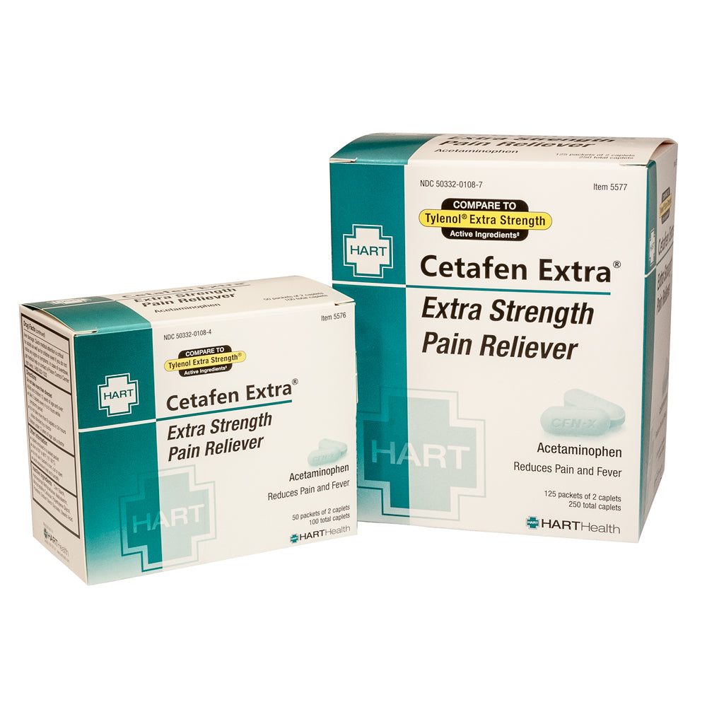 CETAFEN EXTRA, HART 50/2's Compare to Tylenol