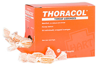 THORACOL THROAT LOZENGE, 50/BOX