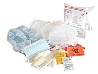 INFECTION CONTROL KIT WITH CPR MASK